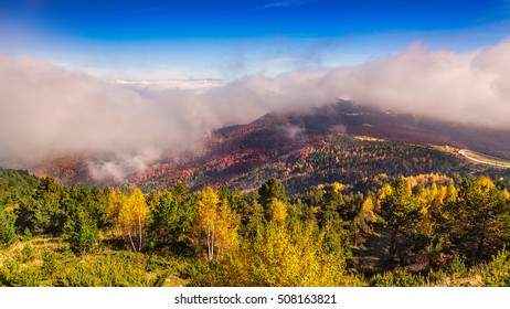 Low Clouds On Mountain Voras (Kaimaktsalan) Greece