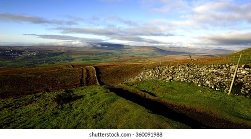 Low clouds over Ingleborough, Yorkshire