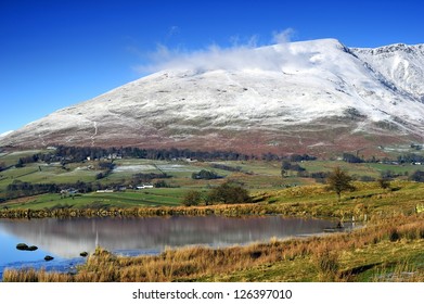 Low Clouds Over A Snowy Blencathra