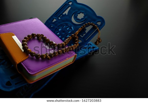 Low Key Image Muslim Prayer Beads Stock Photo Edit Now