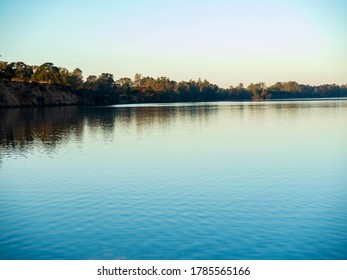 Low Key Lake Natoma Landscape Water Shore