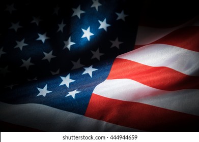 Low Key USA Flag,background.