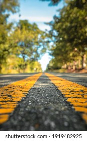 Low Perspective Shot At A Road At Isabela, Puerto Rico