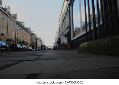 The low perspective of this path helps the viewer appreciate the old yet still perfect work don't many many years ago.