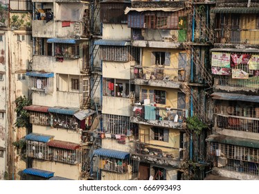 Low Quality Life And Apartment In Centre Of Hong Kong, 14 May 2014