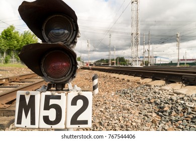 Low Railway Traffic Light Stock Photo 767544406 