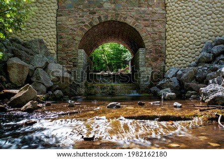 Similar – Running water and bridge