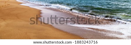 Similar – Spuren am Strand Natur