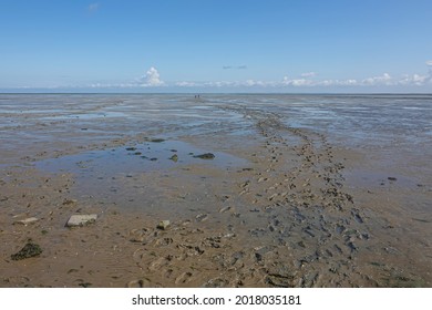 Low tide on the ocean coast in Brittany, France French Atlantic coast, . - Powered by Shutterstock