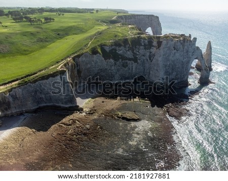 Similar – Image, Stock Photo Around Etretat in France