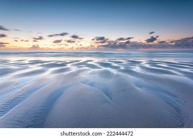 Low Tide At Sunset