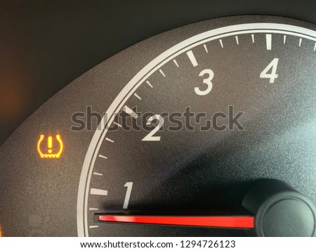 Low tire pressure alarm