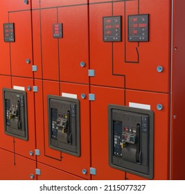 Low Voltage Main Distribution Cabinet NSHV Low-voltage Main Distribution Room For A Data Center