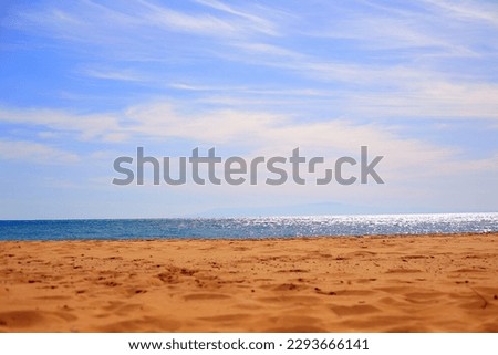 A low-angle view of a beach located at Ras Sudr, Southern Sinai. The shot was taken back to 10-Feb-2023