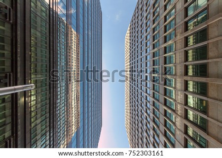 Similar – Image, Stock Photo skyscrapers Architecture