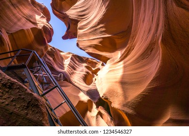 Lower Antelope Canyon Ladder Entrance - Page, Arizona