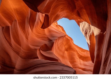 lower antelope canyon in page arizona - Shutterstock ID 2337005115