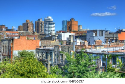 Lower East Side Tenements In New York City.