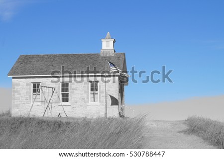 Similar – Image, Stock Photo Smokehouse II White Red 2