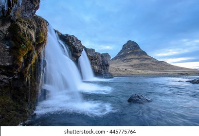 Lower Kirkjufell waterfalls