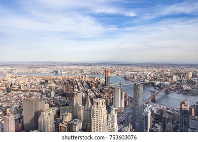 Lower Manhattan - Aerial Shot