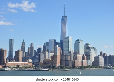 Lower Manhattan Skyline With One World Trade Center