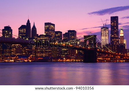 Similar – Foto Bild Skyline von Manhattan / New York