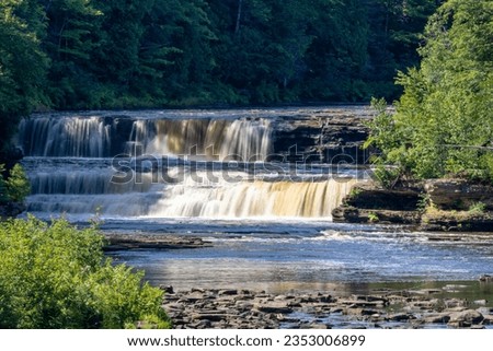 Lower Tahquamenon falls in the Upper Peninsula of Michigan