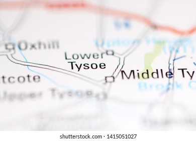 Lower Tysoe. United Kingdom On A Geography Map