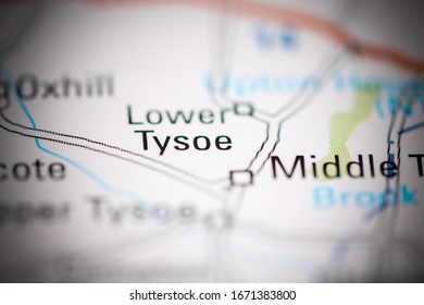 Lower Tysoe. United Kingdom On A Geography Map