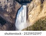 Lower Yellowstone Falls  in the Yellowstone National Park, USA