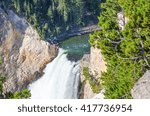 Lower Yellowstone Falls - Yellowstone National Park, Wyoming - USA
