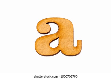 Lowercase Letter A - Piece In Wood