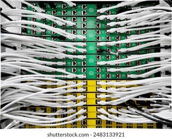 Low-voltage cables used to transmit data and information.