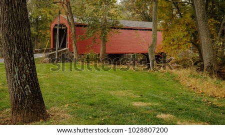 Loy's Station Covered Bridge is adjacent to a county park in Frederick County near the town of Thurmont. It is one of 3 covered bridges in Frederick County