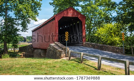Loys Station Covered Bridge in Thurmont Maryland