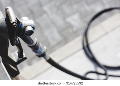 LPG Auto Gas Refueling On Petrol Station