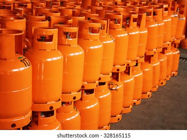 LPG Gas Bottles. 