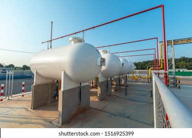 Lpg Gas Tank Industrial Plant.