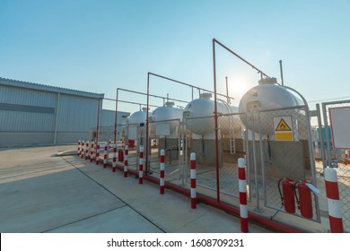 Lpg Gas Tank Industrial Plant.