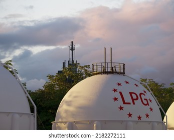 LPG Storage Tank. Gas Reserves