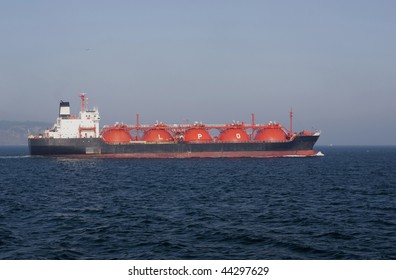 LPG Tanker At Sea