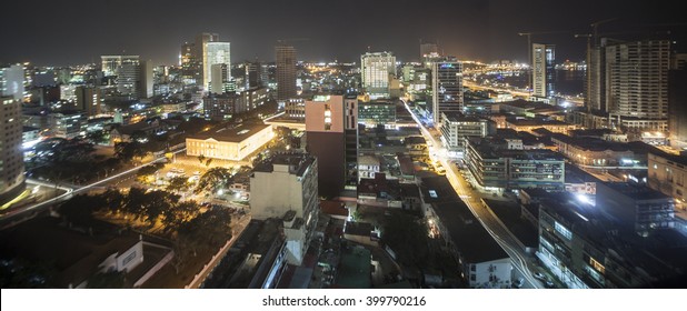 Luanda, Angola At Night