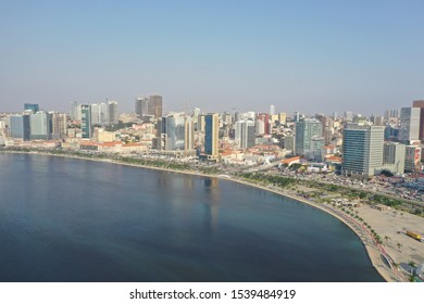 Luanda City In Daylight Marginal Bay