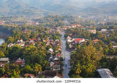 Luang Prabang above view,Laos - Shutterstock ID 120949216