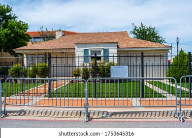 Lubbock, TX, USA - April 28, 2019: JJ Allison House Circa 1950s