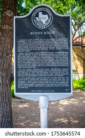 Lubbock, TX, USA - April 28, 2019: The Buddy Holly Center