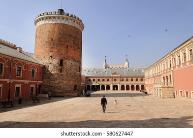 Lublin Medieval Castle Courtyard  