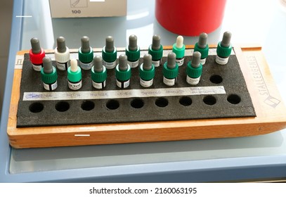 Lublin, Poland. 21 May 2022. Prick Allergen Test Set Ready To Be Used On Patient's Skin