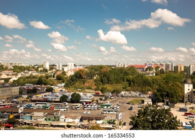 LUBLIN. POLAND - AUGUST 27: Panorama of beautiful polish city Lublin . August 27, 2013. Lublin, Poland. - Shutterstock ID 165334553